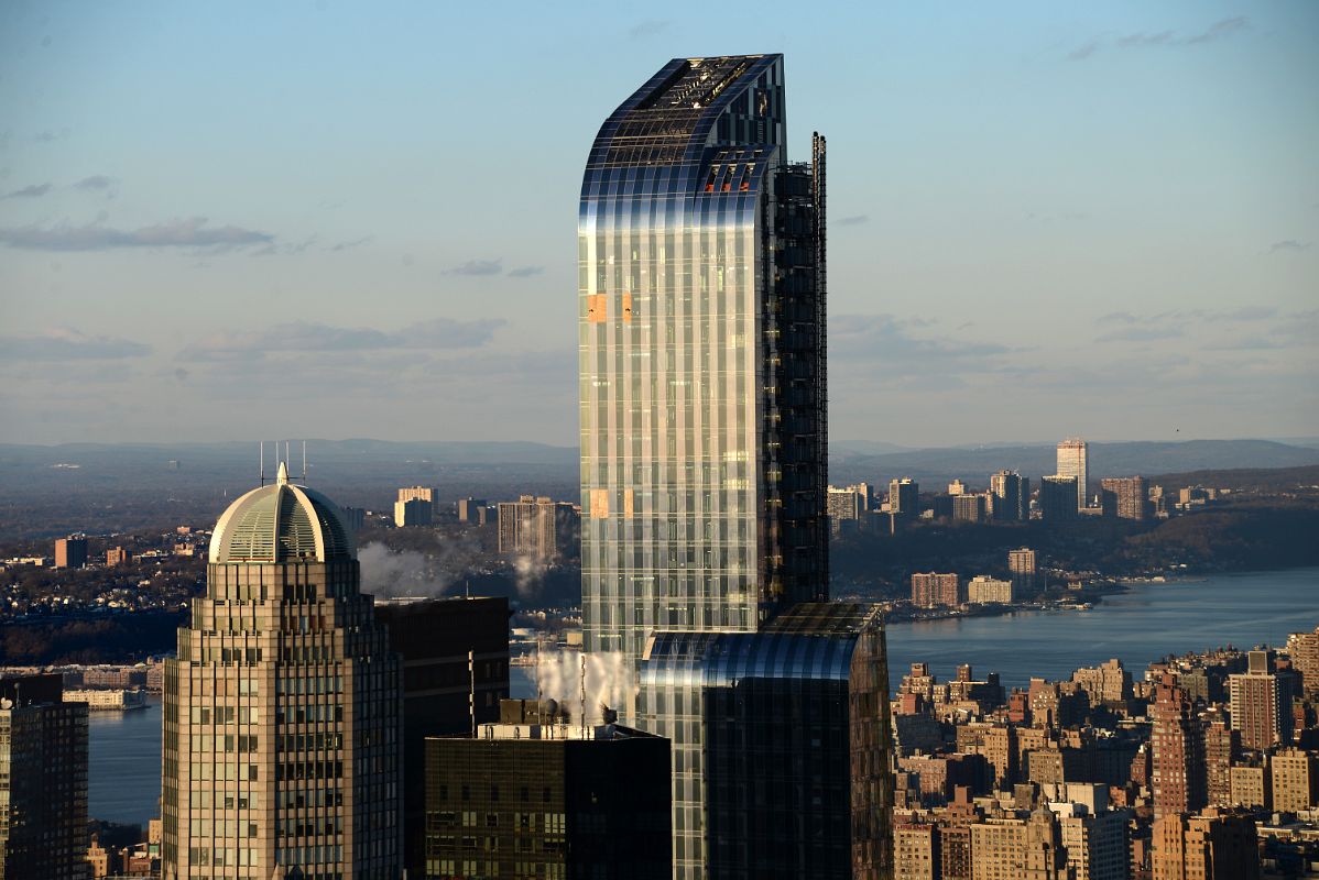 New York City Top Of The Rock 07B North CitySpire Center, One57 Close Up Late Afternoon